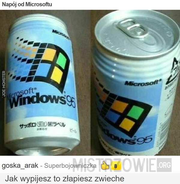 Napój od Microsoftu –  
