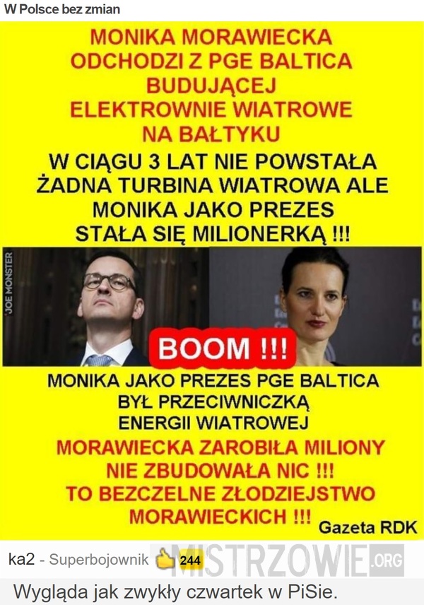 W Polsce bez zmian –  
