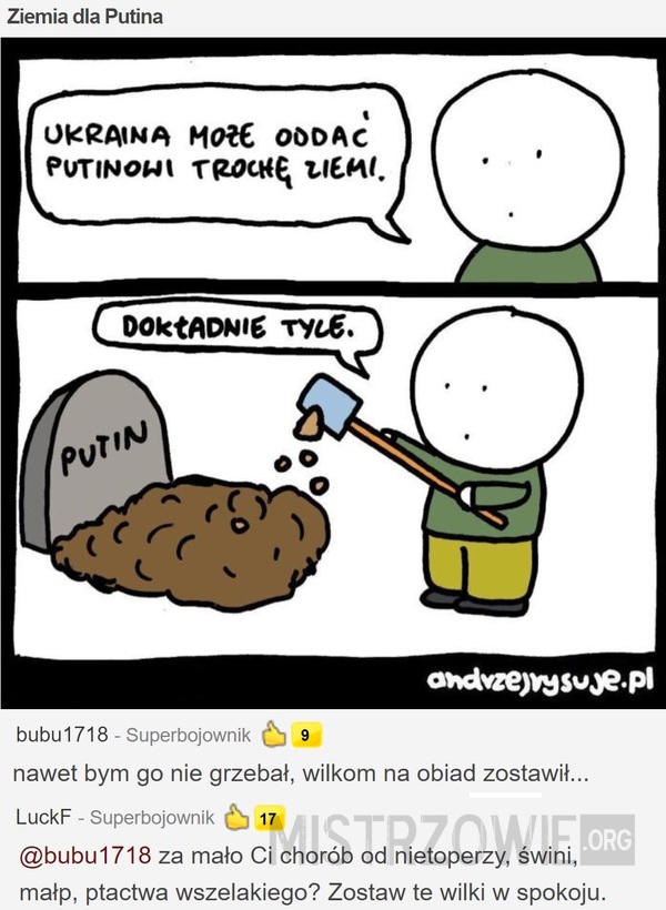 Ziemia dla Putina –  