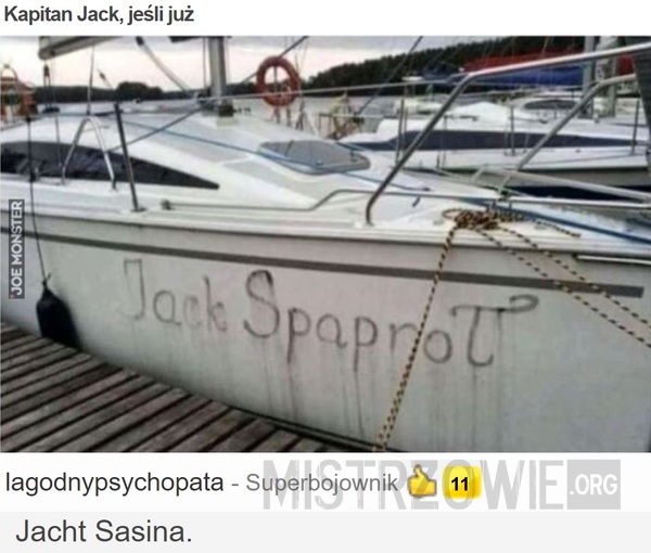 Kapitan Jack, jeśli już –  