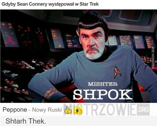 Gdyby Sean Connery występował w Star Trek –  