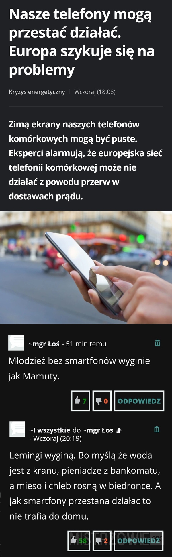 Smartfony –  