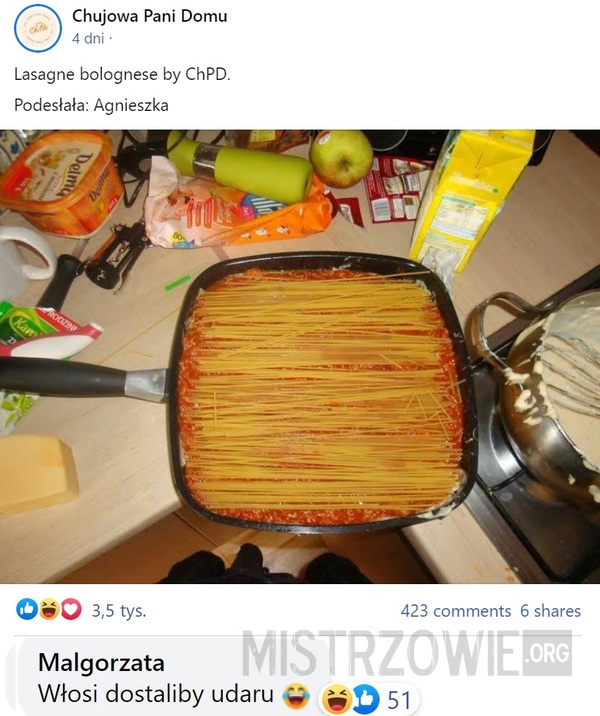 Lasagne –  
