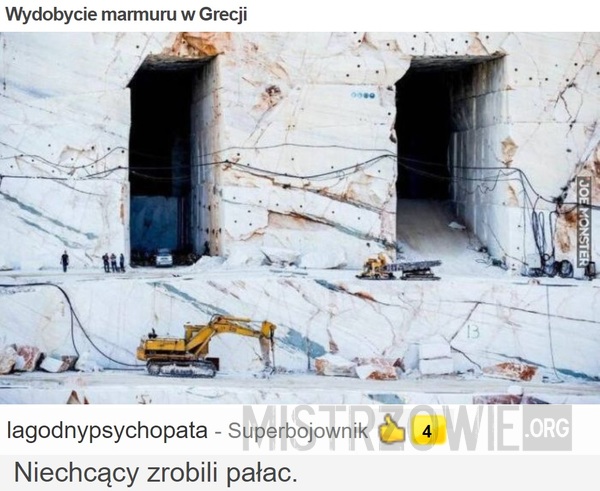 Wydobycie marmuru w Grecji –  