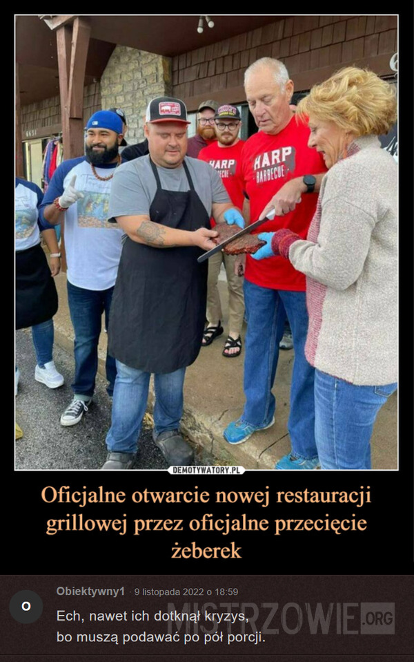 Otwarcie restauracji –  