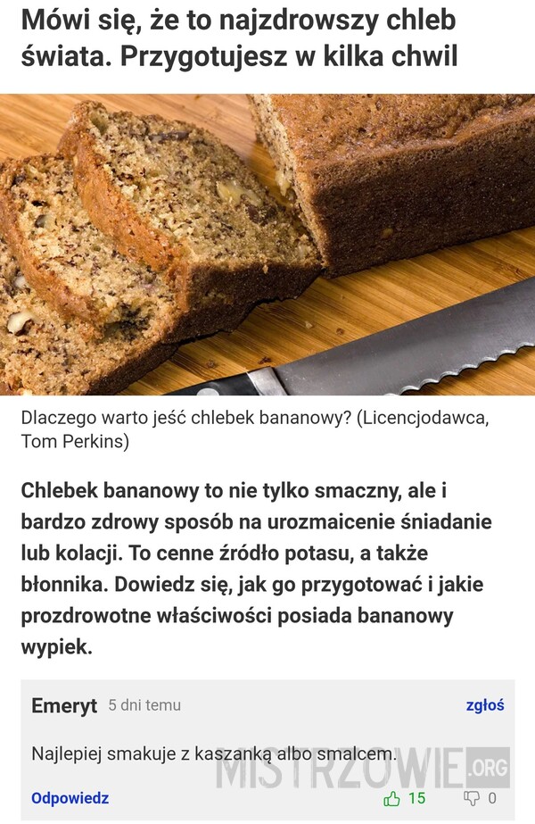 Chleb bananowy –  