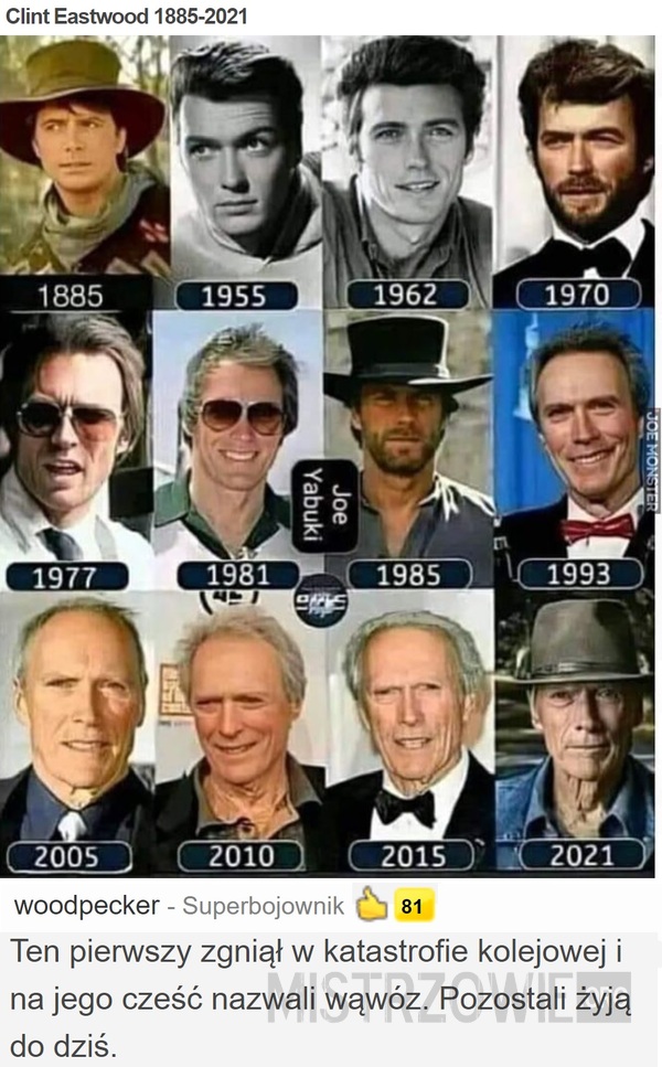 Clint Eastwood 1885-2021 –  