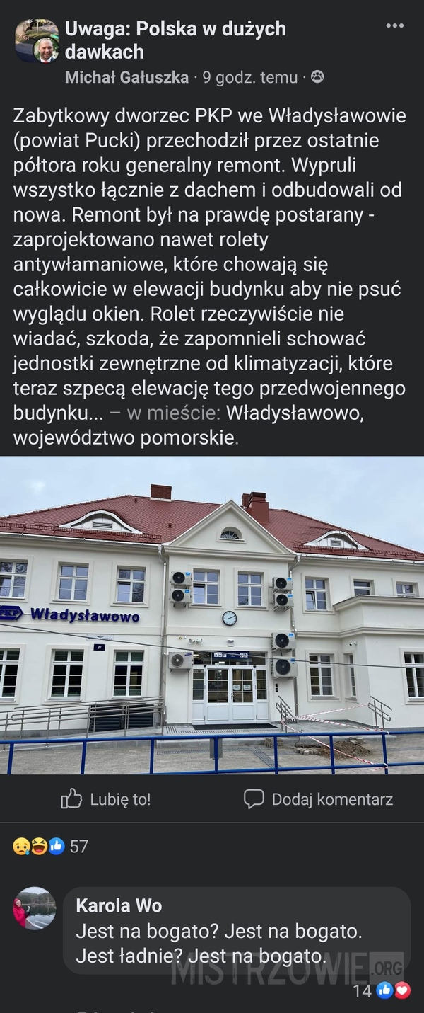 Dworzec PKP we Władysławowie –  