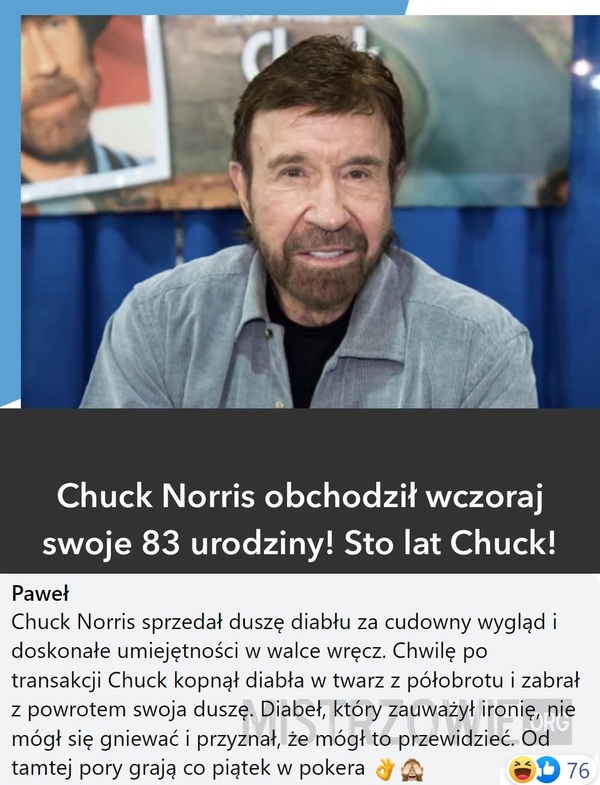 Chuck –  