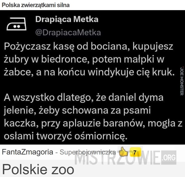 Polska zwierzątkami silna –  