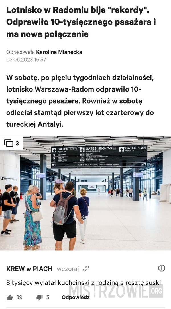 Lotnisko w Radomiu –  