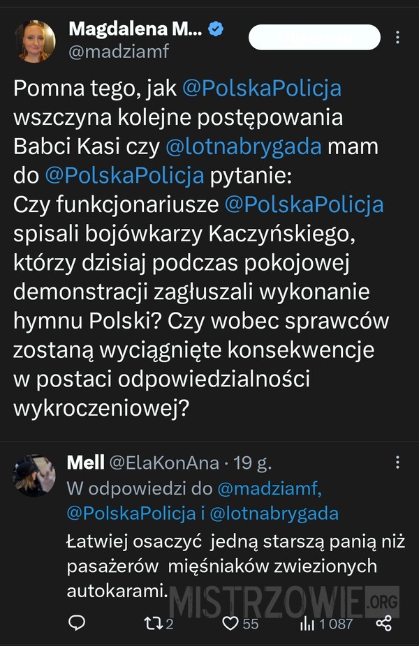 Wygwizdany hymn Polski przez PiS –  