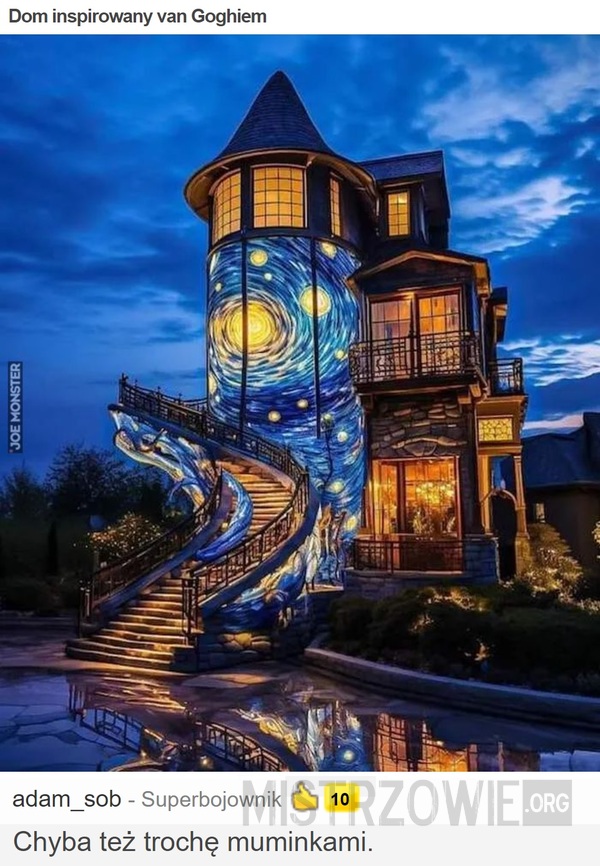 Dom inspirowany van Goghiem –  