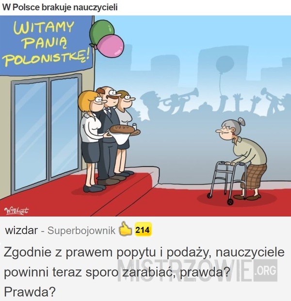 W Polsce brakuje nauczycieli –  