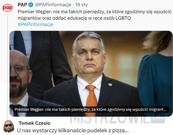 Premier Węgier –  