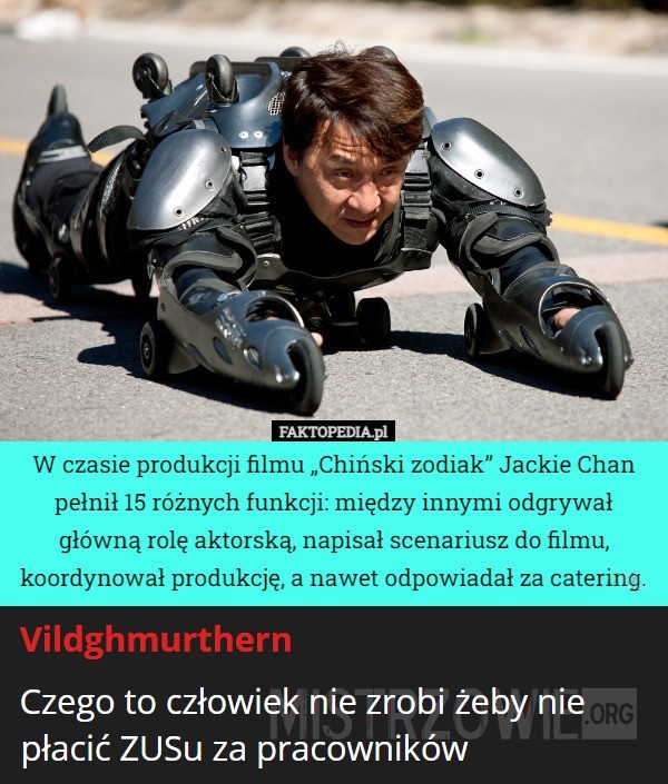 Jackie Chan –  