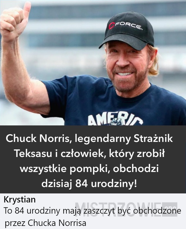 Chuck Norris –  