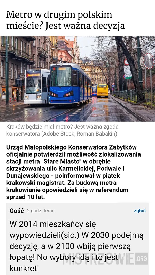 Metro w Krakowie news –  