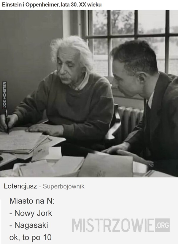 Einstein i Oppenheimer –  