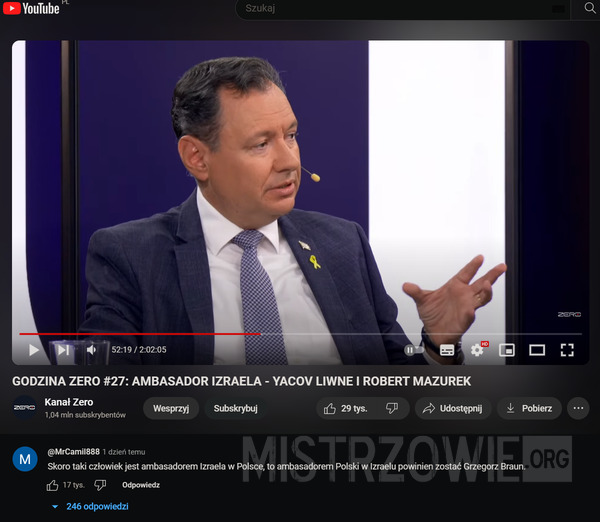 Polski ambasador w Izraelu –  